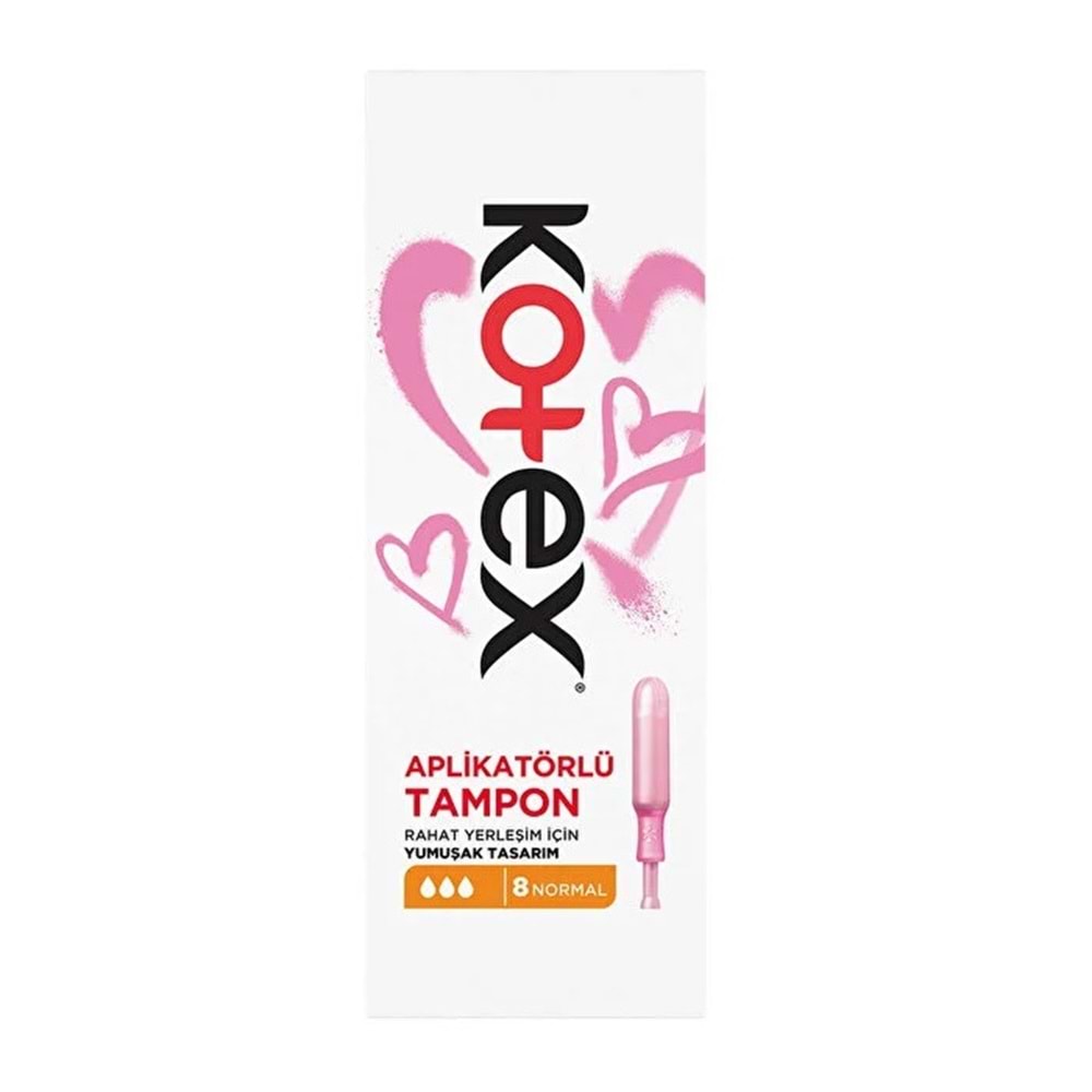 Kotex Aplikatörlü Tampon Normal 40 Lı Set (5PK*8)