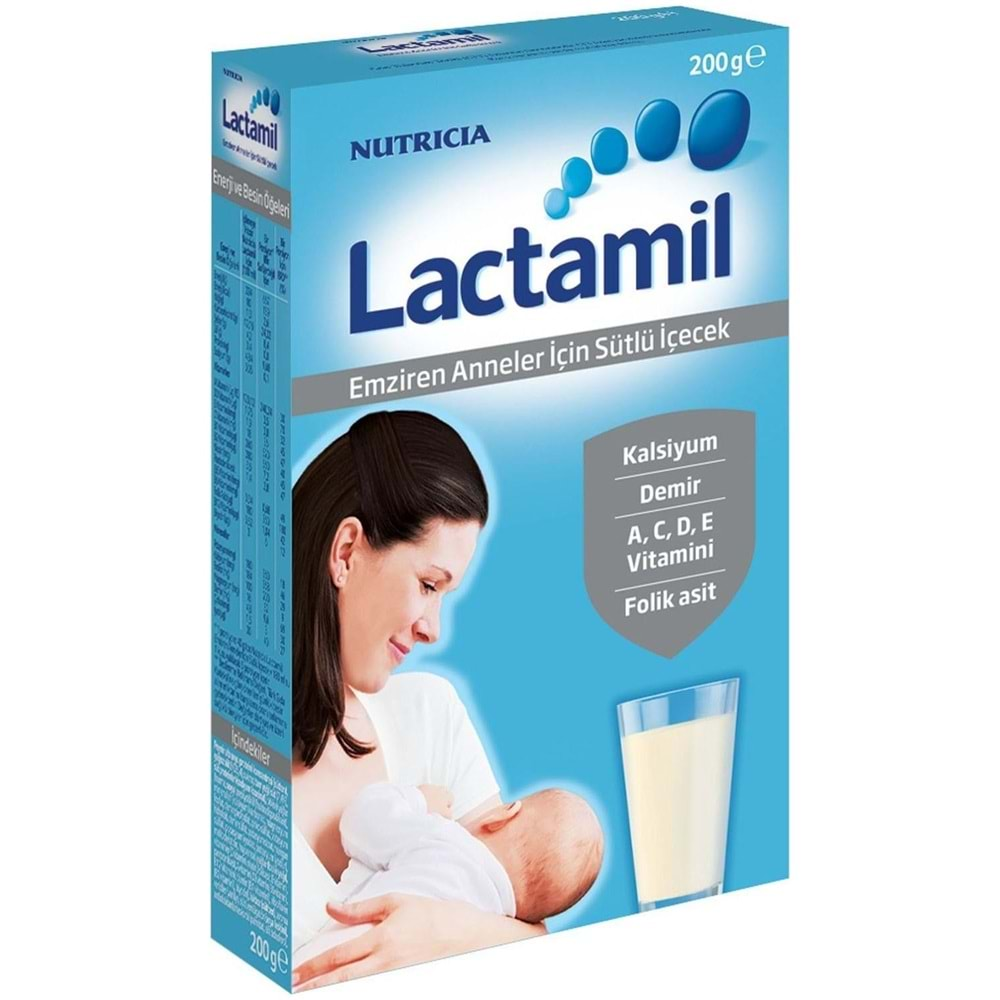 Nutrıcıa Lactamil 200GR (Emziren Anneler İçin Sütlü İçeçek) (2 Li Set)