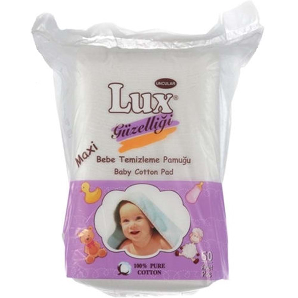 Lüx Bebek Temizleme Pamuğu 120 Adet (2Pk*60)