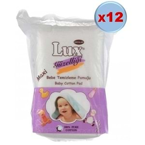 Lüx Bebek Temizleme Pamuğu 720 Adet (12Pk*60)