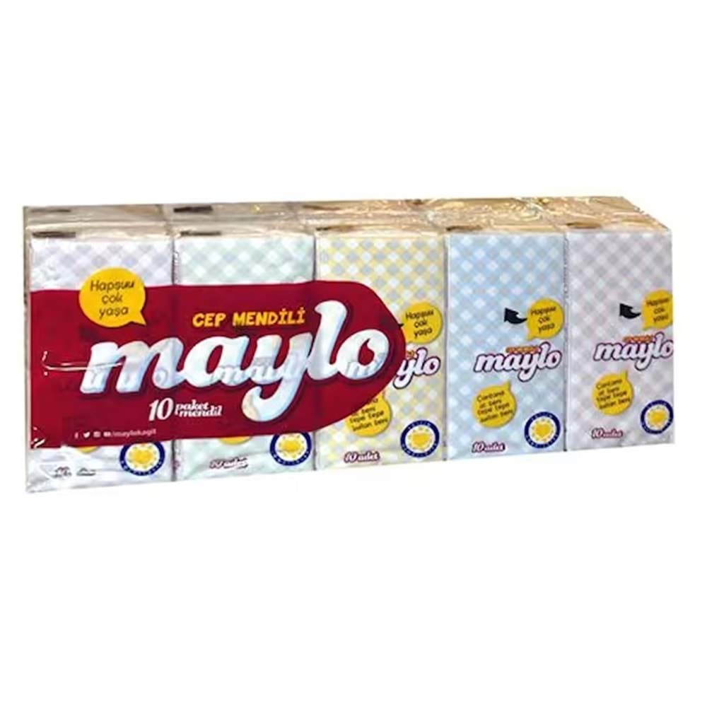 Maylo Cep Kağıt Mendil 40 Lı Set (4PK*10)