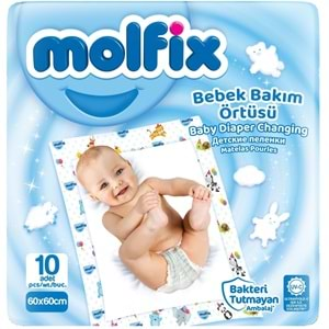 Molfix Bebek Bakım Alt Açma Örtüsü 3 Lü Set 30 Adet (3Pk*10)