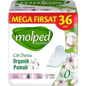 Molped Pure&Soft Hijyenik Ped Uzun 72 (2PK*36) Adet Mega Pk