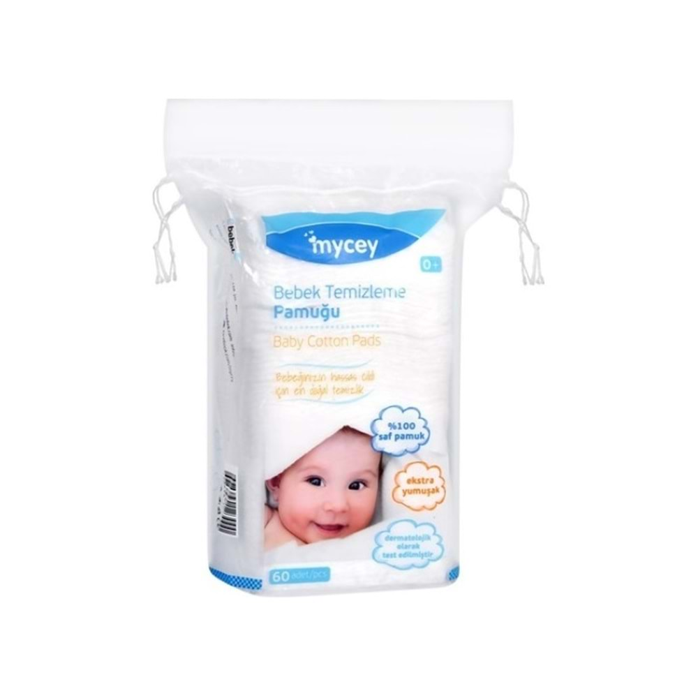 Mycey Bebek Temizleme Pamuğu 360 Adet (6PK*60)