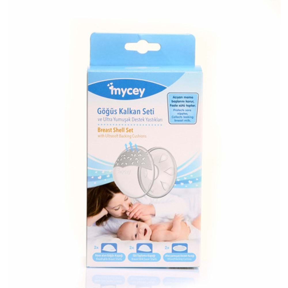 Mycey Ultra Yumuşak Göğüs Kalkanı Seti (12 Li Set)