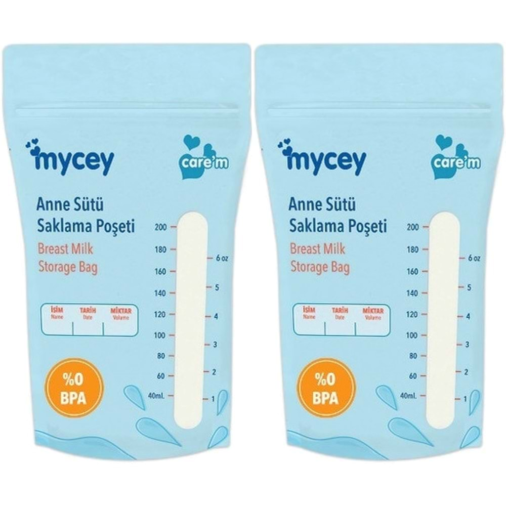 Mycey Anne Sütü / Süt Saklama Poşeti 25 Li Pk Tekli (2 Li Set)