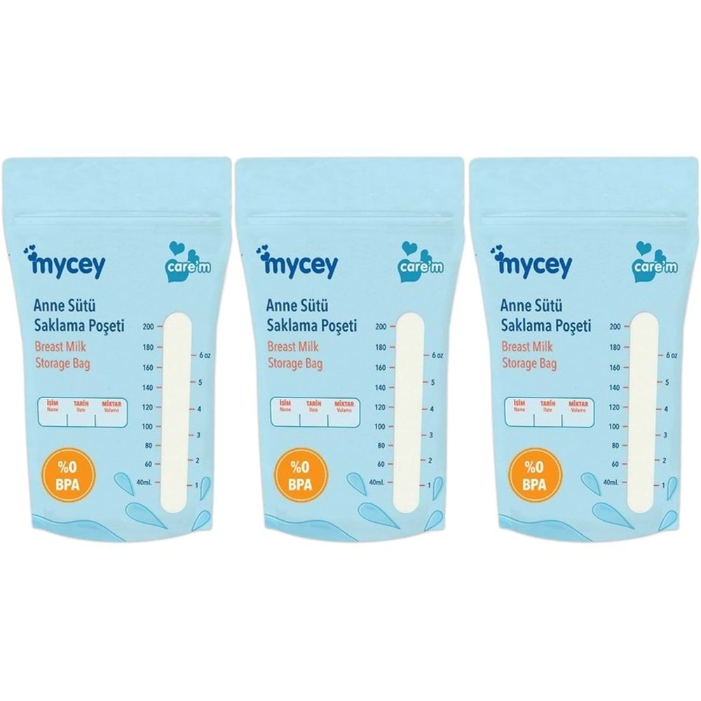 Mycey Anne Sütü / Süt Saklama Poşeti 25 Li Pk Tekli (3 Lü Set)