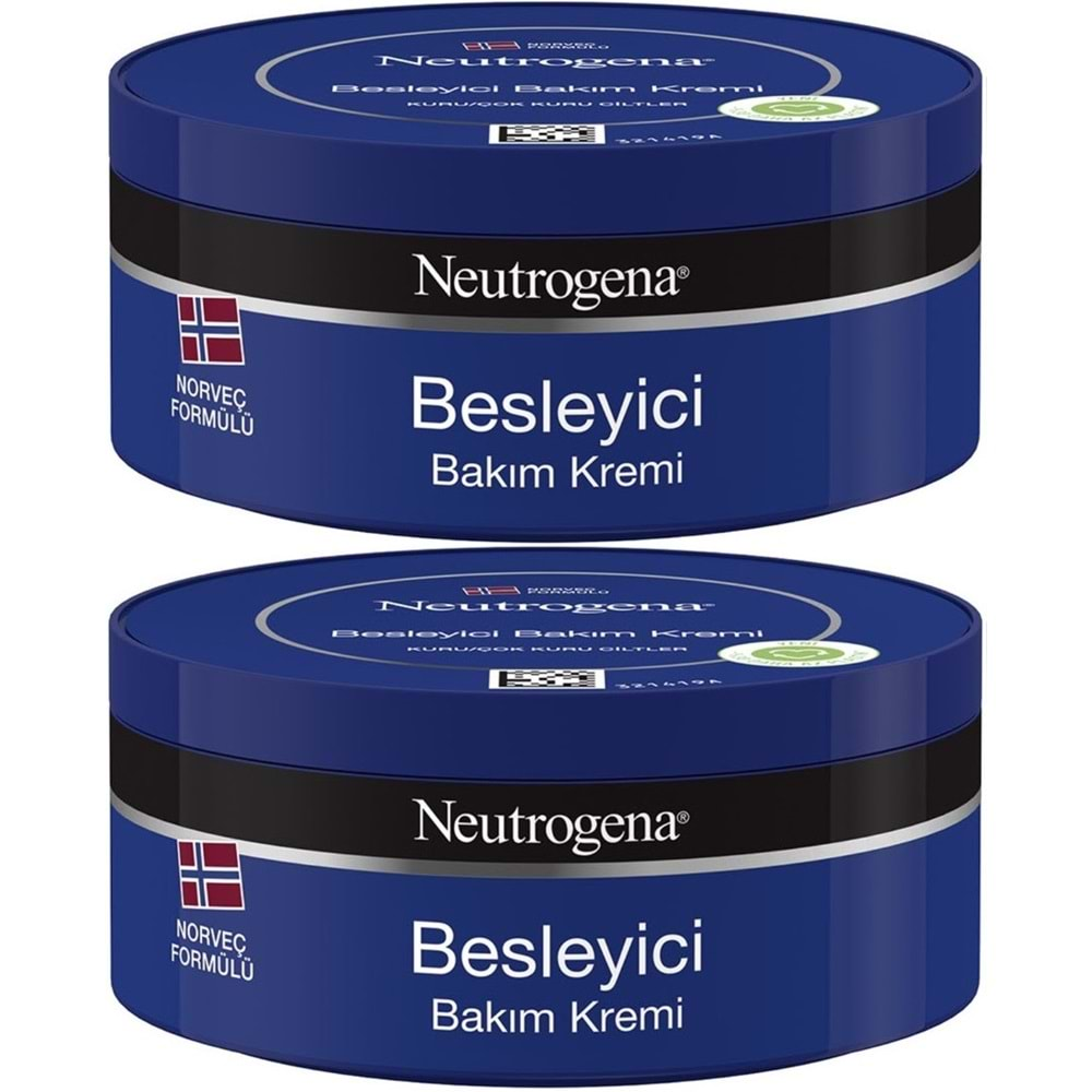 Neutrogena Norveç Formülü Besleyici Bakım Kremi 200ML (2 Li Set)