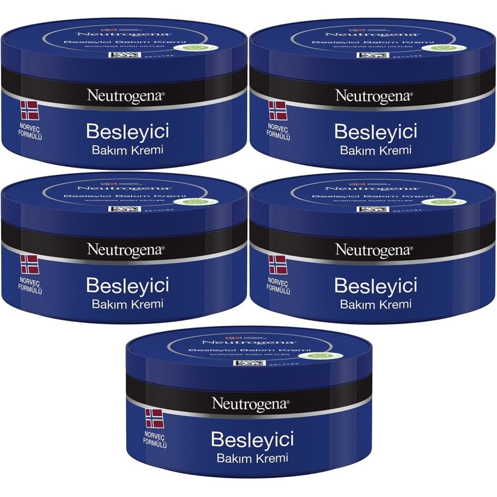 Neutrogena Norveç Formülü Besleyici Bakım Kremi 200ML (5 Li Set)