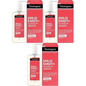 Neutrogena Düzensiz Cilt Tipleri için Yüz Yıkama Jeli 200ML (3 Lü Set)