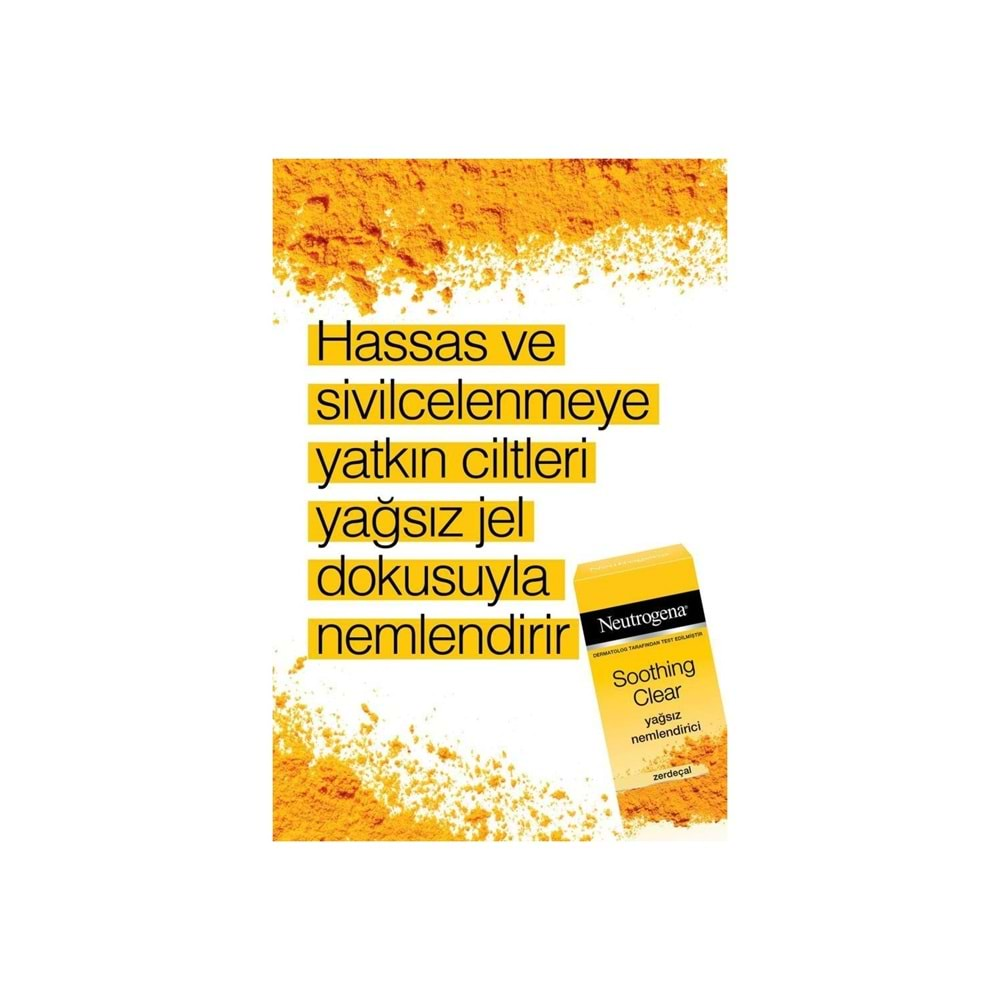 Neutrogena Soothing Clear Yağsız Nemlendirici 75ML (2 Li Set)