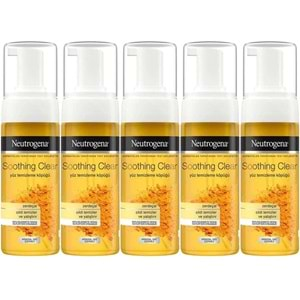 Neutrogena Soothing Clear Yüz Temizleme Köpüğü 150ML (5 Li Set)