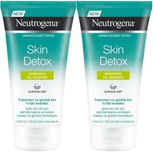 Neutrogena Skin Detox Arındırıcı Kil Maskesi 150ML (2 Li Set)