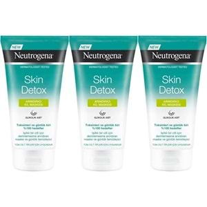 Neutrogena Skin Detox Arındırıcı Kil Maskesi 150ML (3 Lü Set)