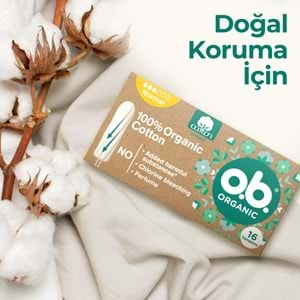 O.B Organic Normal Tampon 64 Lü Set (4PK*16)