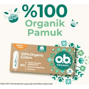 O.B Organic Süper Tampon 64 Lü Set (4PK*16)