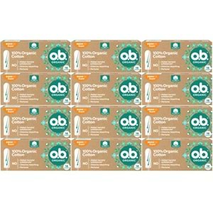 O.B Organic Süper Tampon 192 Li Set (12PK*16)