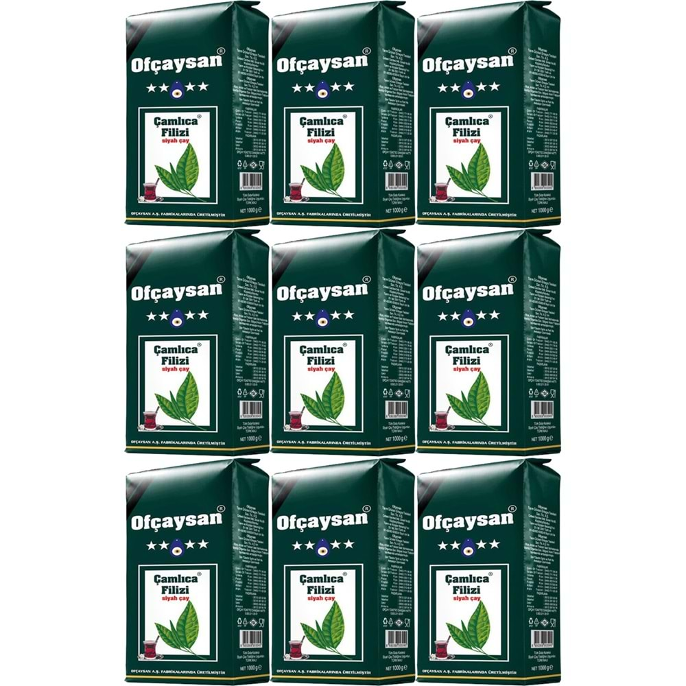 Ofçaysan Çamlıca Filizi 1Kg (9 Lu Set Toplam 9KG) (9PK*1KG)