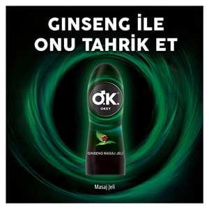 Okey Masaj Jeli 200ML Ginseng (Masaj Jeli) (3 Lü Set)