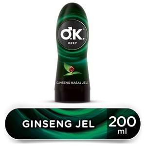 Okey Masaj Jeli 200ML Ginseng (Masaj Jeli) (4 Lü Set)