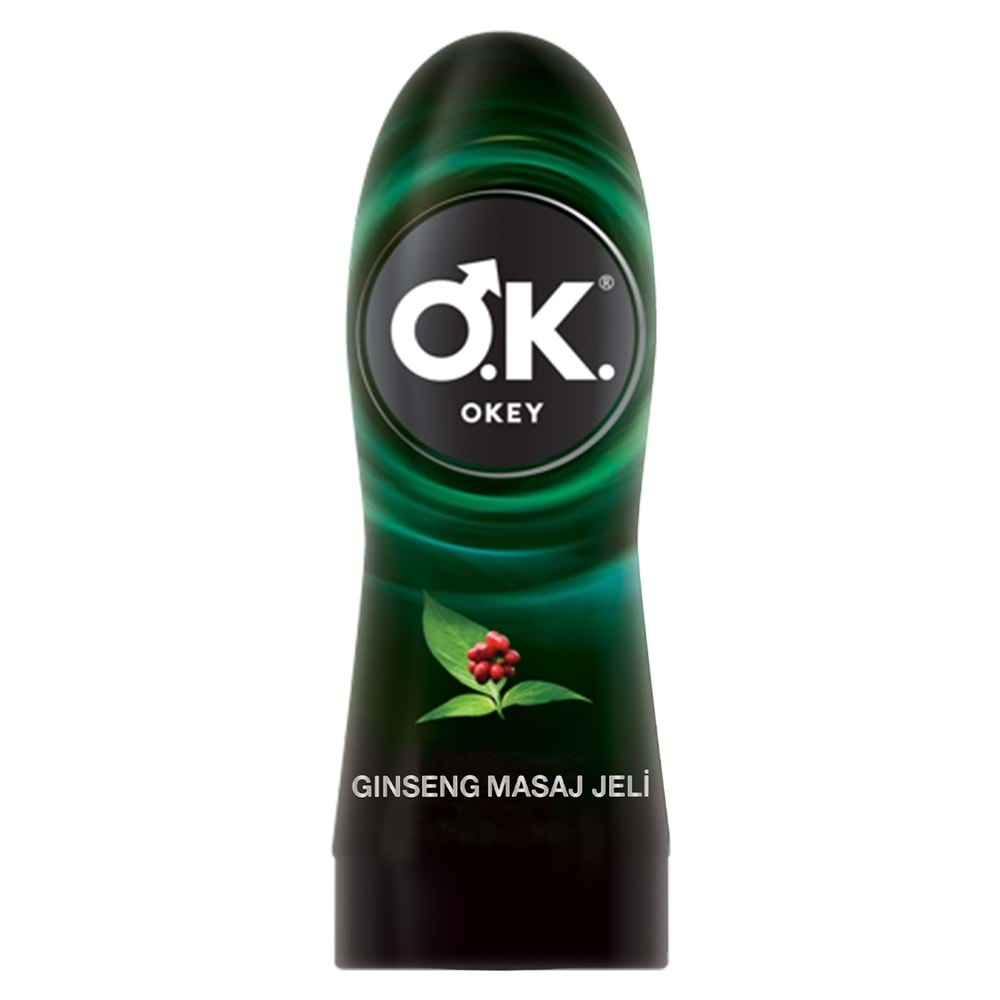 Okey Masaj Jeli 200ML Ginseng (Masaj Jeli) (4 Lü Set)