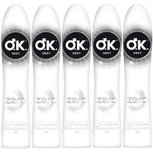 Okey Kayganlaştırıcı Jel 100ML Zero (5 Li Set)