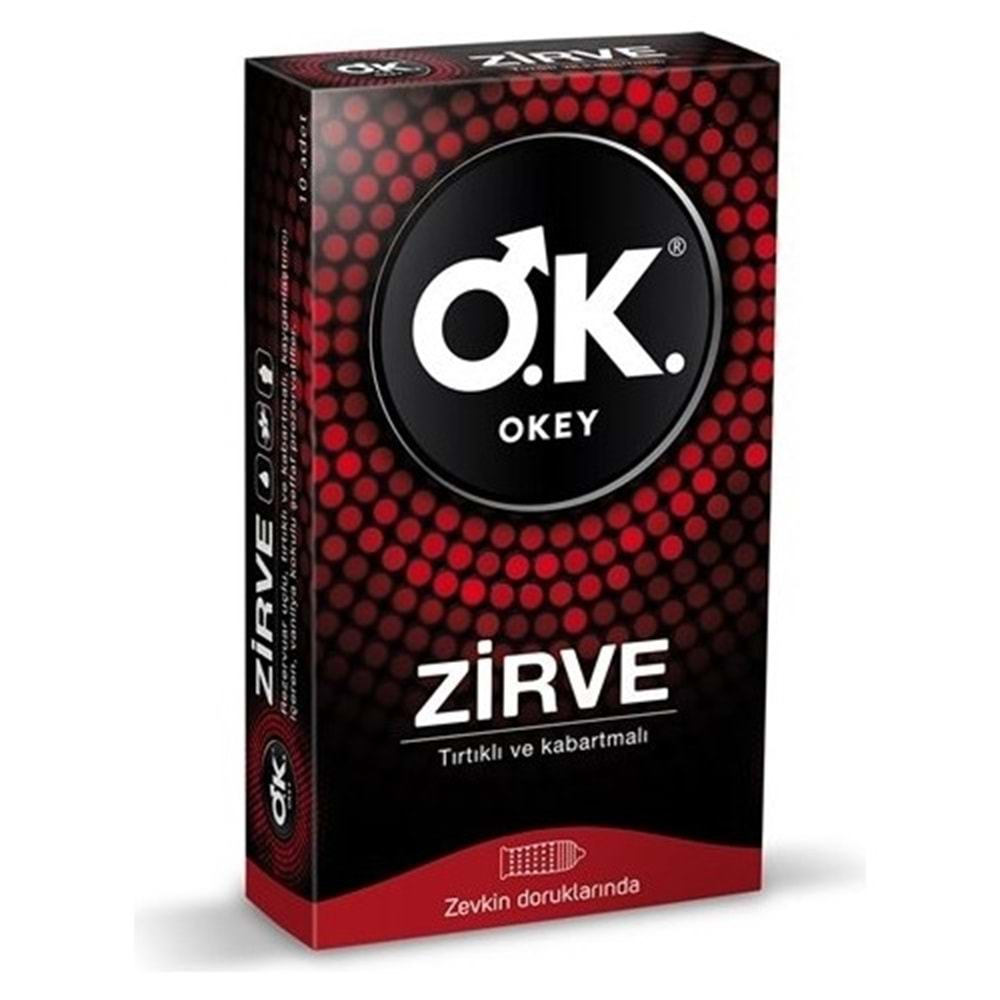 Okey Prezervatif 60 Adet Zirve (6 Lı Set)