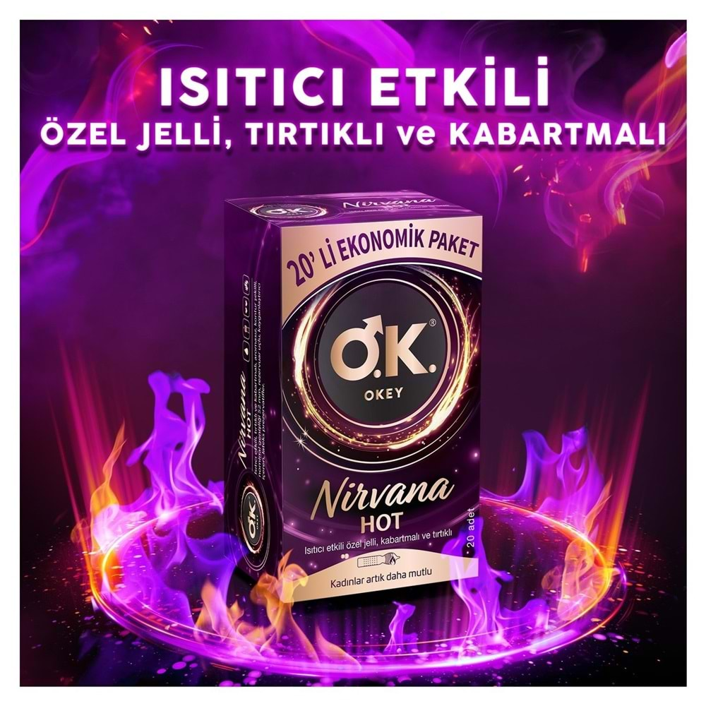 Okey Prezervatif 40 Adet Nirvana Ekonomik Pk (2PK*20)