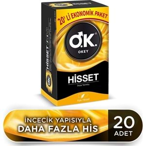 Okey Prezervatif 80 Adet Hisset Ekonomik Pk (4PK*20)