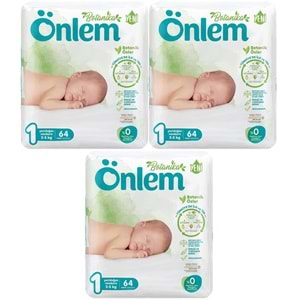 Önlem Bebek Bezi Botanika Beden:1 (2-5Kg) Yenidoğan 192 Adet Ekonomik Fırsat Pk