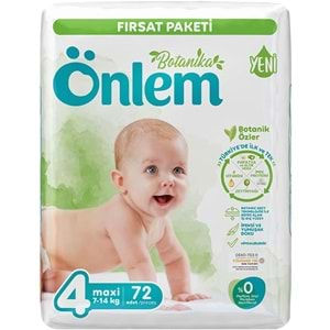 Önlem Bebek Bezi Botanika Beden:4 (4-9KG) Maxi 432 Adet Ekstra Fırsat Pk