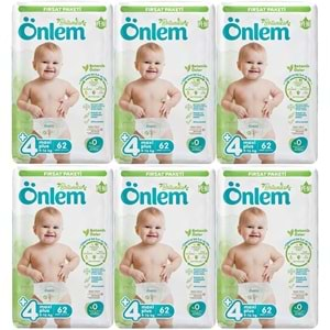 Önlem Bebek Bezi Botanika Beden:4+ (9-16KG) Maxi Plus 372 Adet Ekstra Fırsat Pk