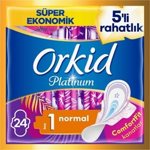 Orkid Platinum Hijyenik Ped Normal 48 Adet (2PK*24) Süper Ekonomik Pk