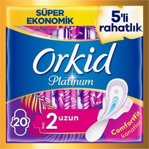 Orkid Platinum Hijyenik Ped Uzun 40 Adet (2PK*20) Süper Ekonomik Pk