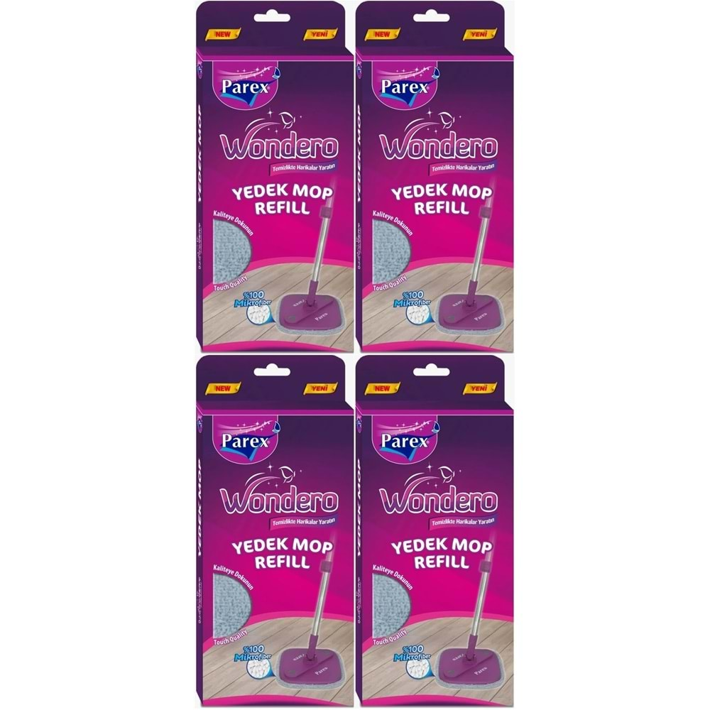 Parex Wondero Yedek Paspas Mop Refill (4 Lü Set)