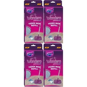 Parex Wondero Yedek Paspas Mop Refill (4 Lü Set)