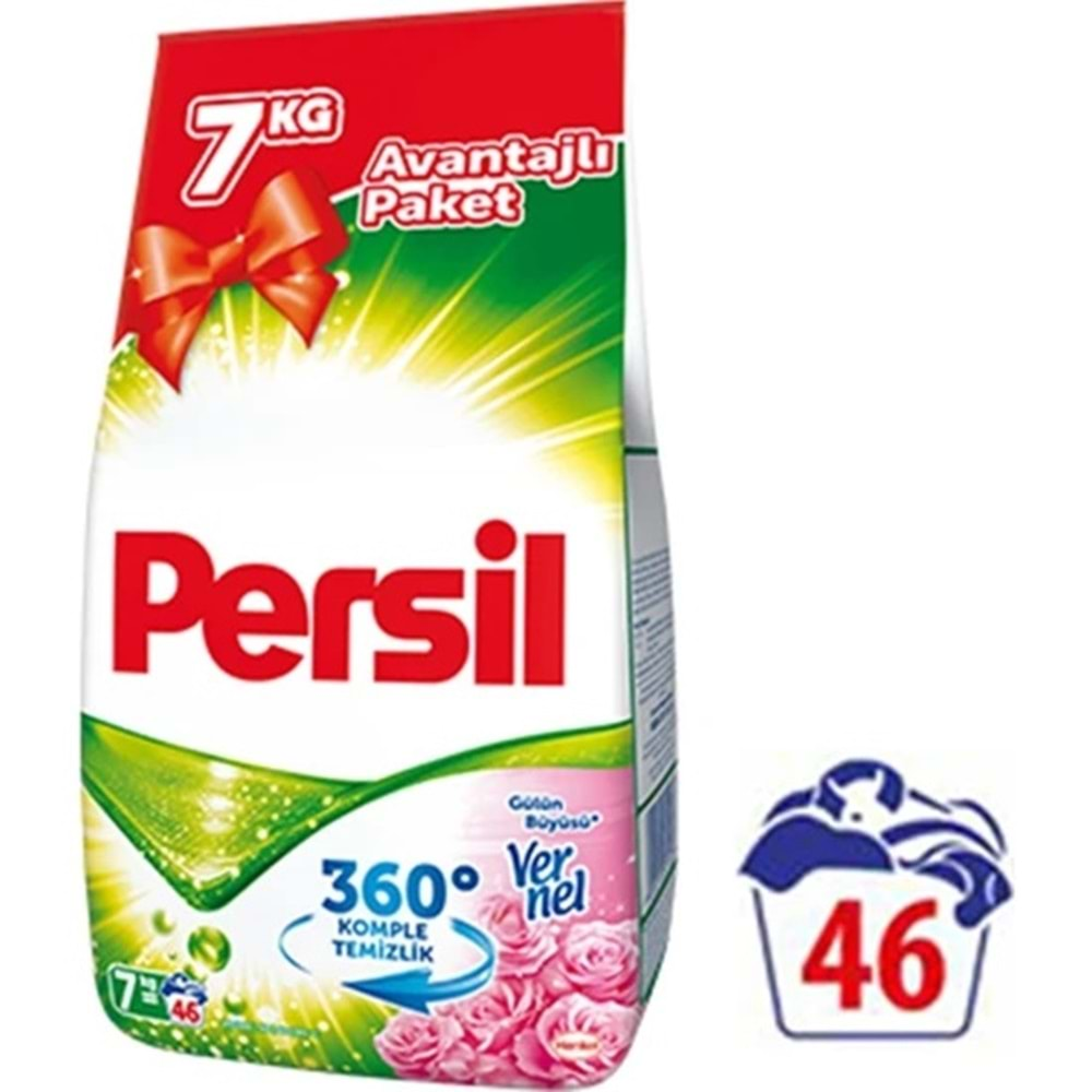 Persil Matik Toz Çamaşır Deterjanı 14+14:28KG Gülün Büyüsü Renkli Beyaz+Color/Renkli (184 Yıkama)