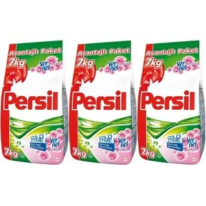 Persil Matik Toz Çamaşır Deterjanı 7+7+7:21KG Gülün Büyüsü Renkli Beyaz+Color/Renkli (138 Yıkama)