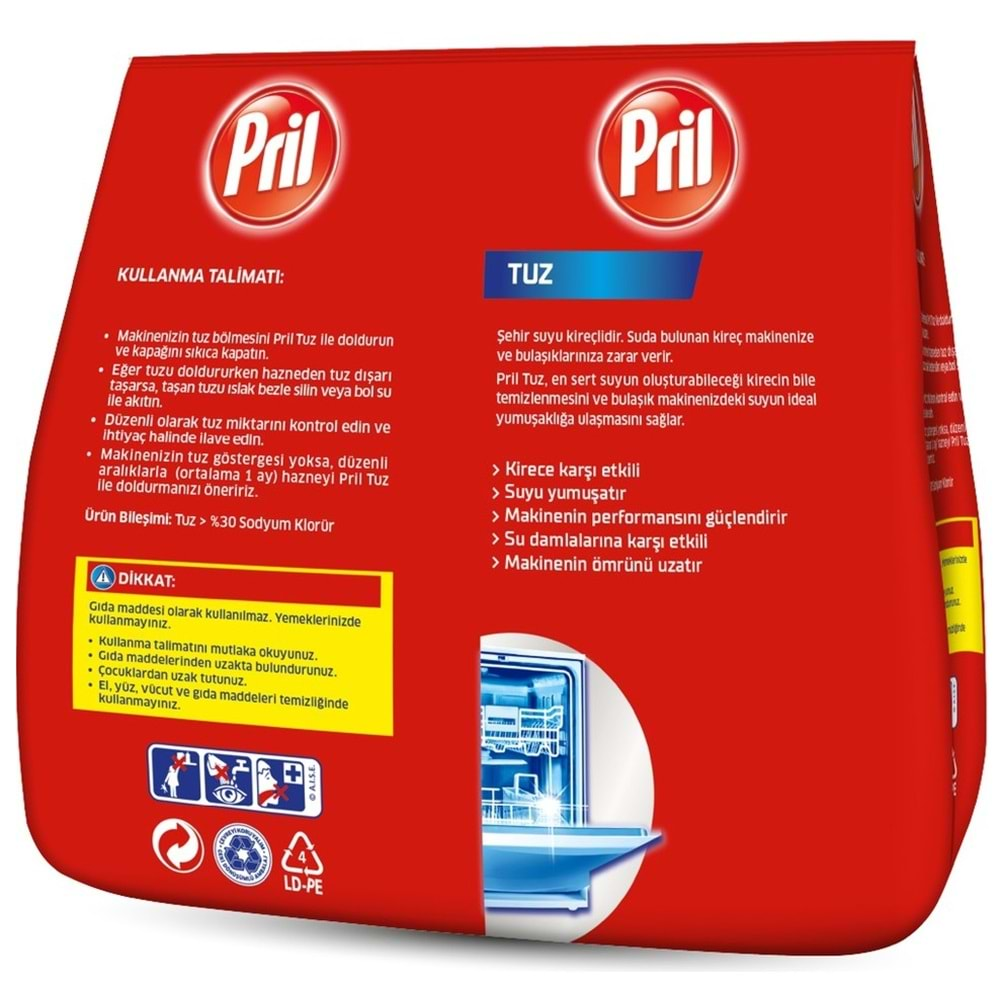 Pril Bulaşık Makinesi Tuzu 10KG (5PK*2KG)