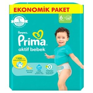 Prima Bebek Bezi Beden:6 (13-18Kg) Extra Large 320 Adet Ultra Ekonomik Fırsat Pk