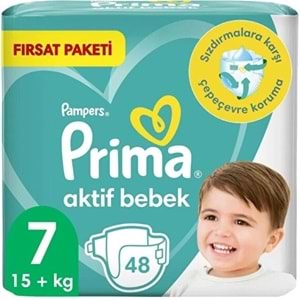 Prima Bebek Bezi Beden:7 (15+KG) XX Large 96 Adet Ekonomik Fırsat Pk