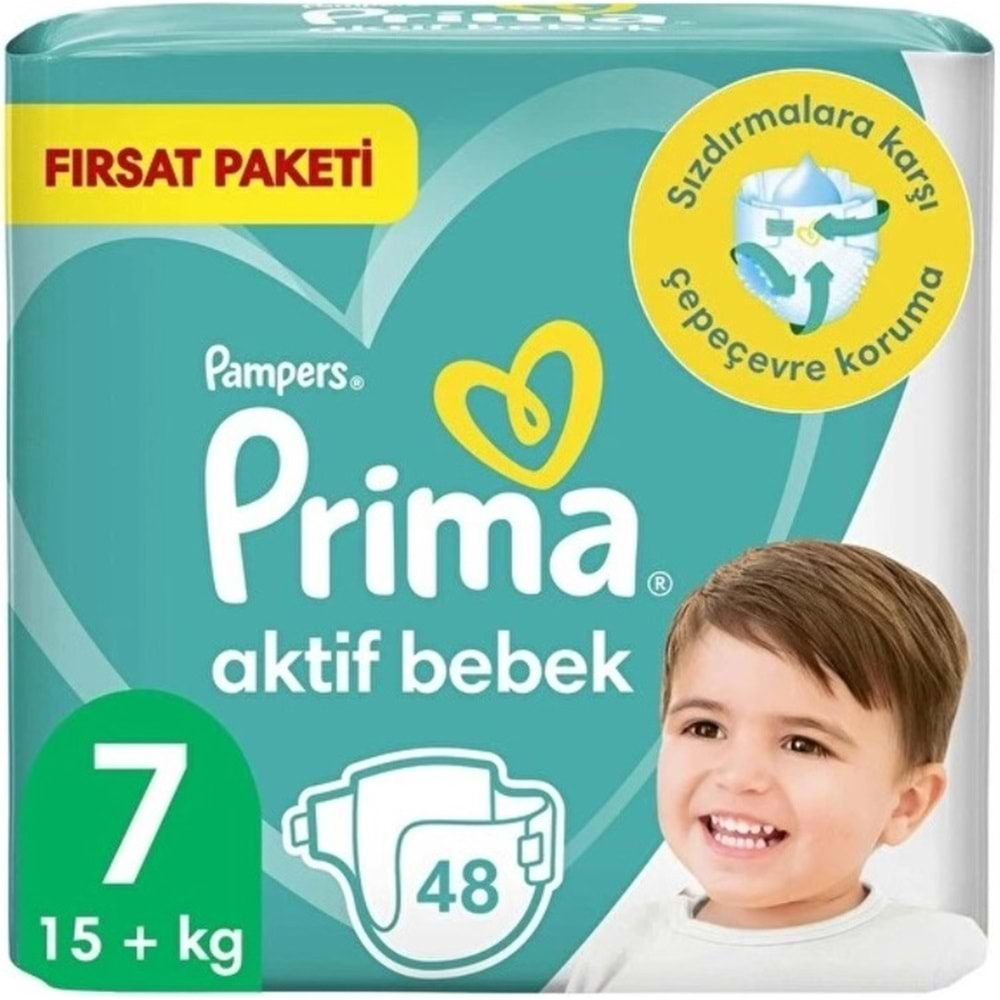 Prima Bebek Bezi Beden:7 (15+KG) XX Large 192 Adet Avantaj Fırsat Pk