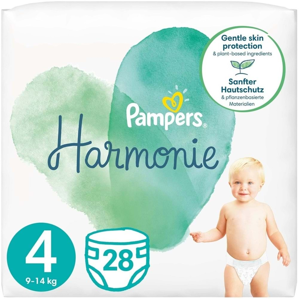 Prima Pampers Harmonie Bebek Bezi Beden:4 (9-14KG) Maxi 84 Adet Aylık Ultra Fırsat Pk