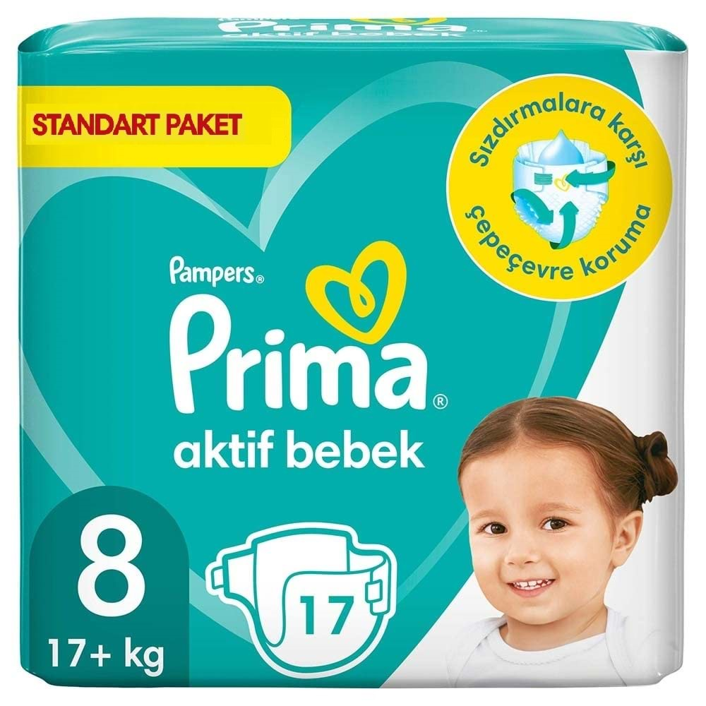 Prima Bebek Bezi Beden:8 (17+KG) XXX Large 136 Adet Standart Pk