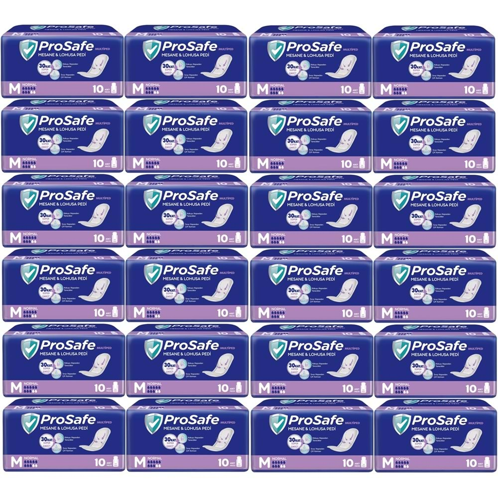 Prosafe Mesane & Lohusa Pedi M-Orta Normal 240 Adet (24PK*10)