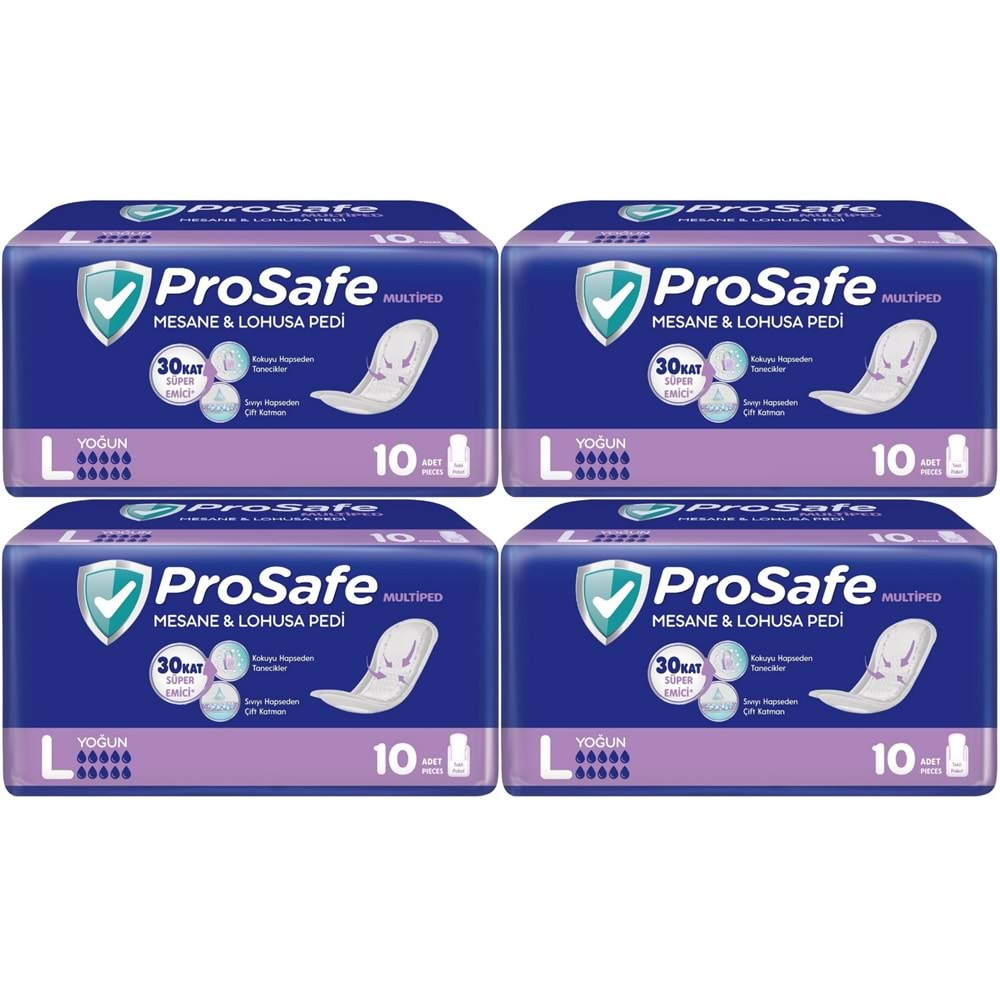 Prosafe Mesane & Lohusa Pedi L-Büyük Yoğun 40 Adet (4PK*10)