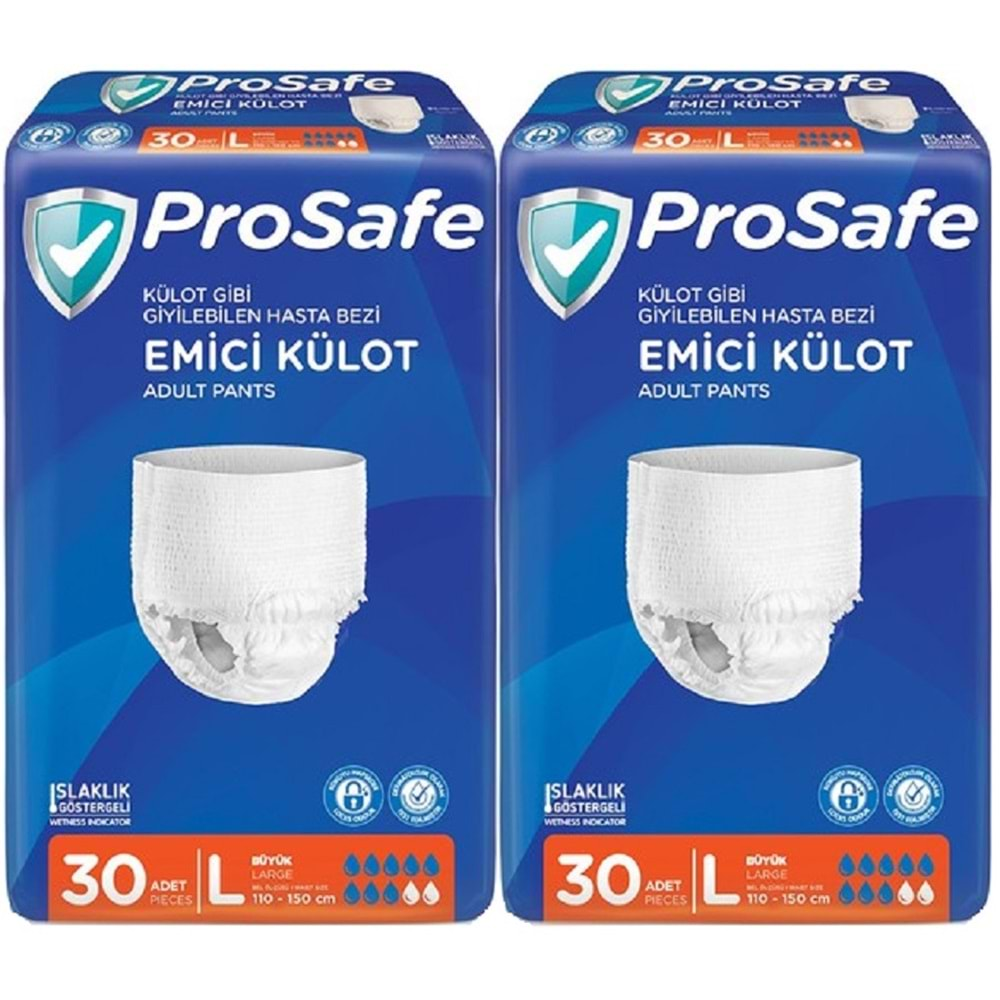 Prosafe Emici Külot Hasta Bezi Büyük-Large 60 Adet (2PK*30)