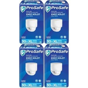 Prosafe Emici Külot Hasta Bezi XL-Extra Large 120 Adet (4PK*30)