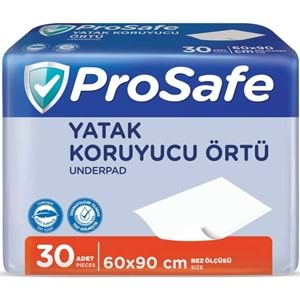 Prosafe Hasta Alt Açma Yatak Koruyucu Örtü 60*90CM 90 Adet (3PK*30)