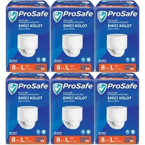 Prosafe Emici Külot Hasta Bezi Büyük-Large 48 Adet (6PK*8)